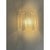 Glass Listelli Murano Glass Wall Sconce with Diamond Strips by Simoeng For Sale - Image 7 of 13