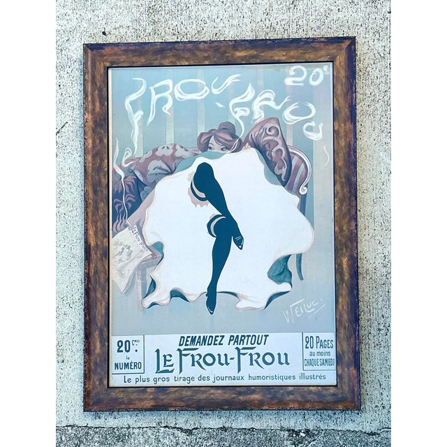 Vintage French Can Can Poster For Sale - Image 10 of 12