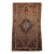Vintage Persian Malayer Area Rug, Handwoven Geometric Medallion Pattern, Camelhair & Red, 4’ X 7’ For Sale