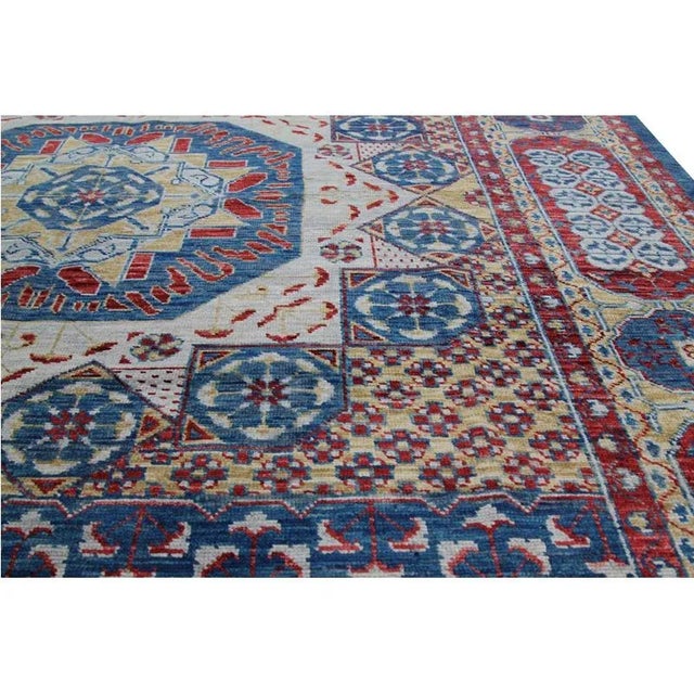 Handwoven Mamlouk Style Area Rug 10’3″ X 13’10” For Sale - Image 9 of 10