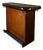 Vintage Brutalist Bar in Steel, 1980s For Sale