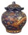 Chinese Vintage Ceramic Pot,Ming Dynasty Xuande Marked Blue Ground Famille Verte Porcelain Lid Jar Hand Painted Cloud and Dragon Pattern For Sale