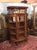 Antique Oak Bowfront China Cabinet, Bowfront Cabinet For Sale - Image 4 of 17