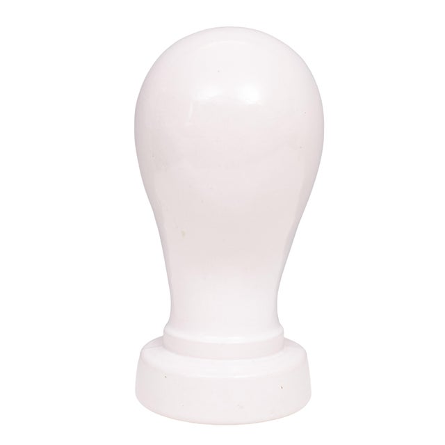 White Ceramic Mannequin Head, Germany, 1970s For Sale - Image 4 of 10