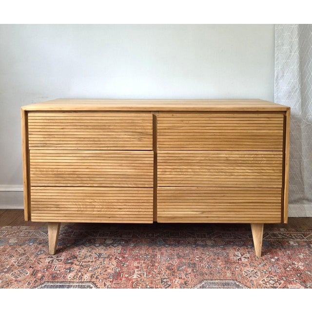 Mid-Century Modern Vintage Elm Room Divider by Merton Gershun for Dillingham, Attributed For Sale - Image 3 of 13