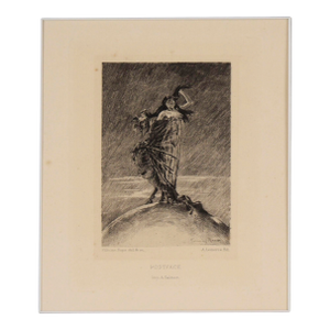 "La Femme Et La Folie Dominent Le Monde Ii" - 1886 Print on Paper by Félicien Rops