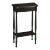 Whitney Rubbed Console Table, Black For Sale
