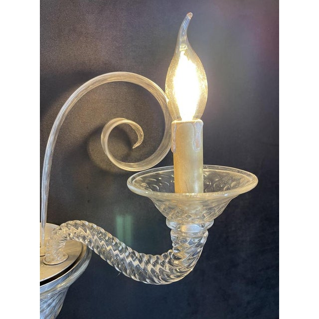 Glass Murano Glass Wall Lights, Set of 2 For Sale - Image 7 of 11