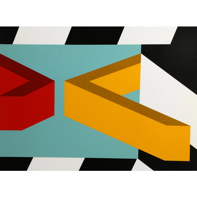 Abstract Allan D'Arcangelo, Caves, 1979 Pop Art Screenprint For Sale - Image 3 of 3