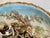 Late 19th Century French Sarreguemines Majolica "The Hunt of the Wolves" Barbotine Platter Turquoise Color Rare 19th Century For Sale - Image 5 of 17