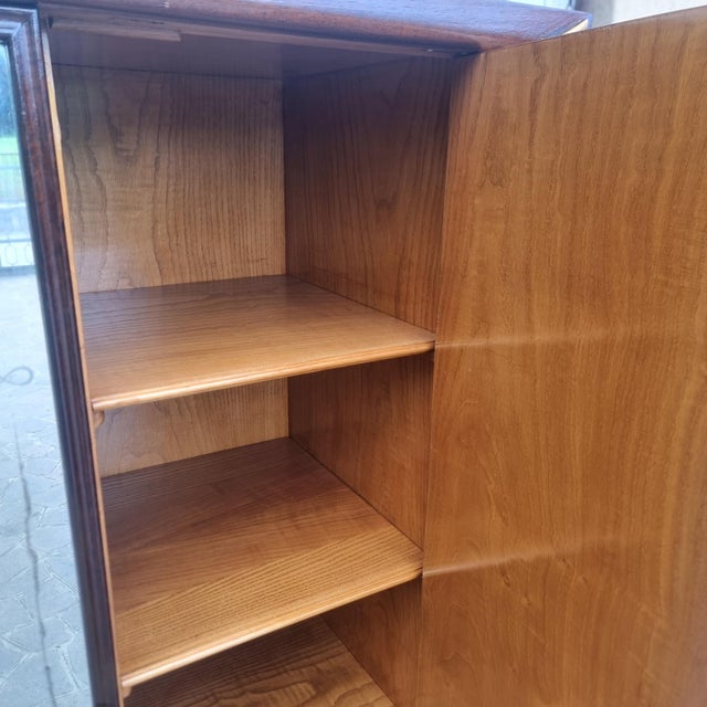 Wood Art Deco Walnut and Ash Bar Sideboard, 1940s For Sale - Image 7 of 13