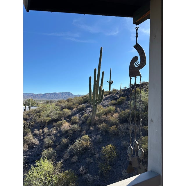 Paolo Soleri Signed Cosanti Bronze Bell Large Monumental Vintage Piece For Sale In Phoenix - Image 6 of 8