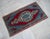 1960s Entryway Decor Small Turkish Rug Hand Knotted Bath Rug Kitchen Mat Bedside Accent - 21' X 37'' For Sale - Image 11 of 12