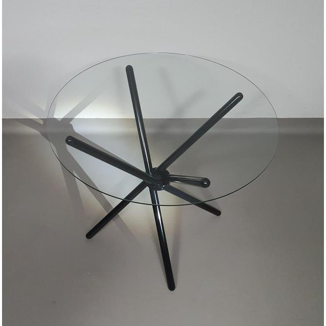 Italian Folding Table with Aluminium Frame, 1980s For Sale - Image 6 of 16