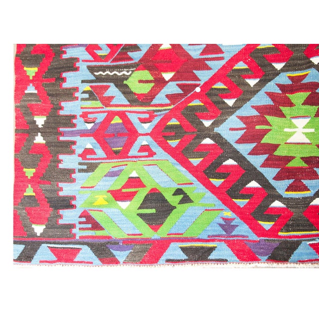 Mid-20th Century Turkish Kilim Rug For Sale - Image 11 of 14