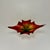 Glass Murano Glass Bowl in Red, Green, & Yellow, Italy, 1960s For Sale - Image 7 of 8