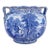 Early 20th Century Staffordshire Blue & White Vase For Sale