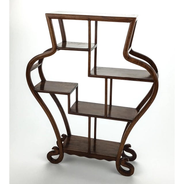 Wood Tabletop Chinese Rosewood Etagere Display For Sale - Image 7 of 11