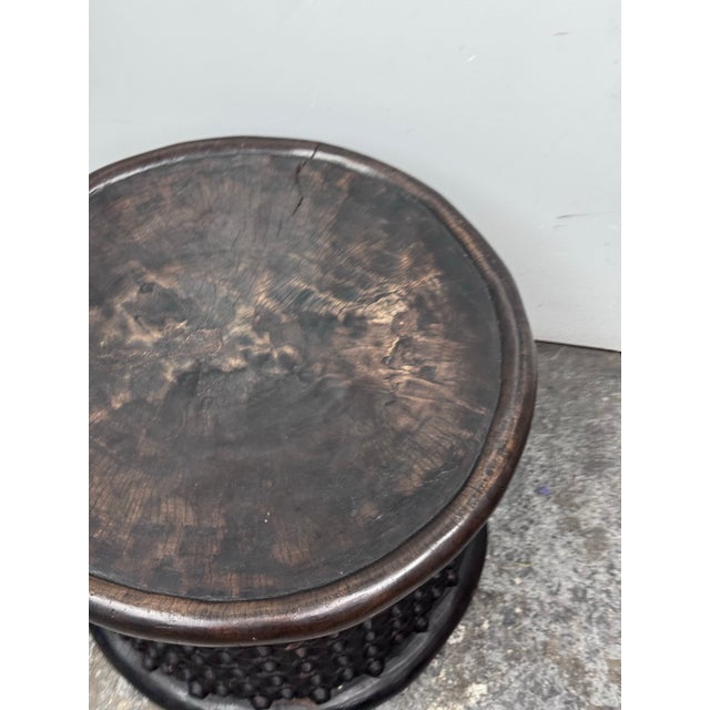 Bamileke King Stool Table For Sale - Image 10 of 12