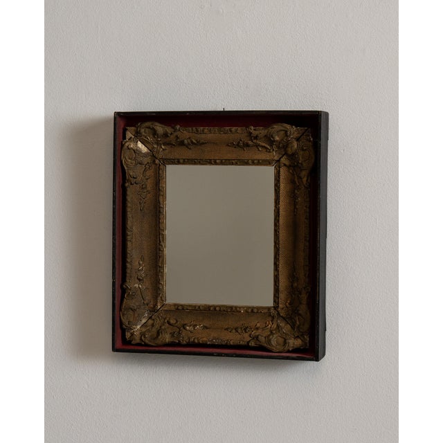 Wood 19th Century France Rococo Gold Wood Mirror For Sale - Image 7 of 8