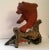 Hand-Carved Wooden Grizzly Bear & Salmon on Driftwood Large Artist Signed Vintage This is a vintage wooden sculpture...