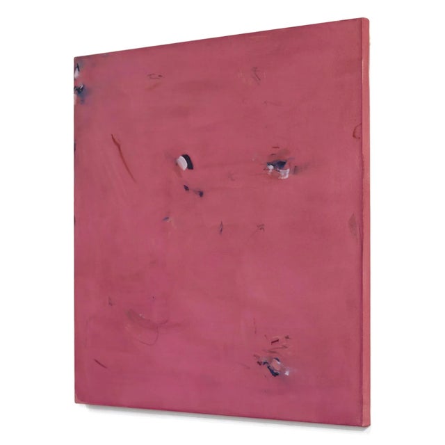 Hot Summer - Contemporary Vibrant Abstract Textural Painting on Canvas Original Artwork by Taylour Martin For Sale In Los Angeles - Image 6 of 9