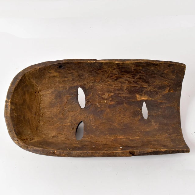 Wood Early 20th Century Bembe Alunga Plank Mask For Sale - Image 7 of 7