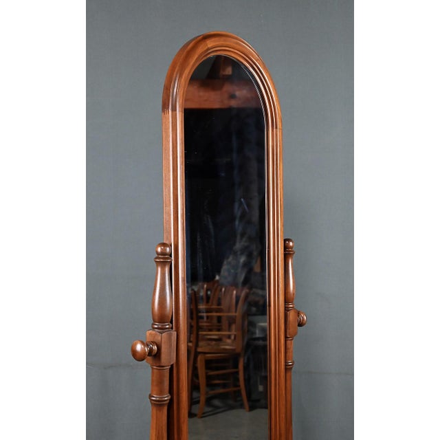 Mahogany Psyche Part 2 Mirror, 20th Century For Sale - Image 4 of 16