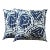 Wings Butterfly Pillows – Navy & Moss, Hand-Printed Cotton Canvas- Set of 2 For Sale