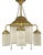Viennese Coffee House Hanging Lamp, 1919 For Sale