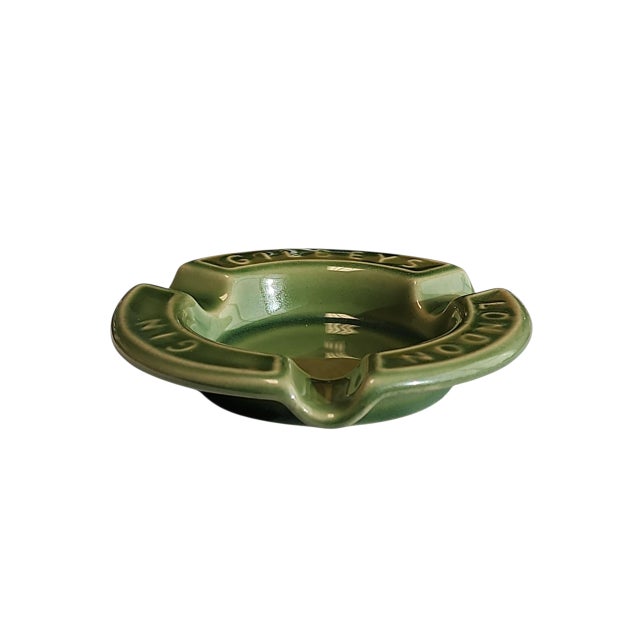 Rare early Gilbey's London Gin pub ashtray in excellent condition. Made in England by Hancock Corfield and Waller at their...