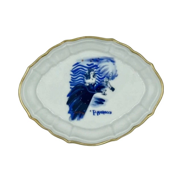El Morocco Nyc Nightclub Jaro Fabry Porcelain Ashtray Dish For Sale - Image 13 of 13