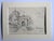 Realism Antique 1920s Walter Church Drawing in 11x14 Mat - Ickleford, Hertfordshire For Sale - Image 3 of 3