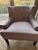 Pair of Gray Tufted Upholstered Club Chairs For Sale - Image 4 of 5