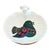 Ceramic Vintage Porcelain Baby Warming Plate with Le Trèfle Bird Motif from Limoges, 1970s For Sale - Image 7 of 7
