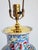 Metal Vintage Mid-Century Chinese Famille Rose Porcelain Table Lamp For Sale - Image 7 of 12