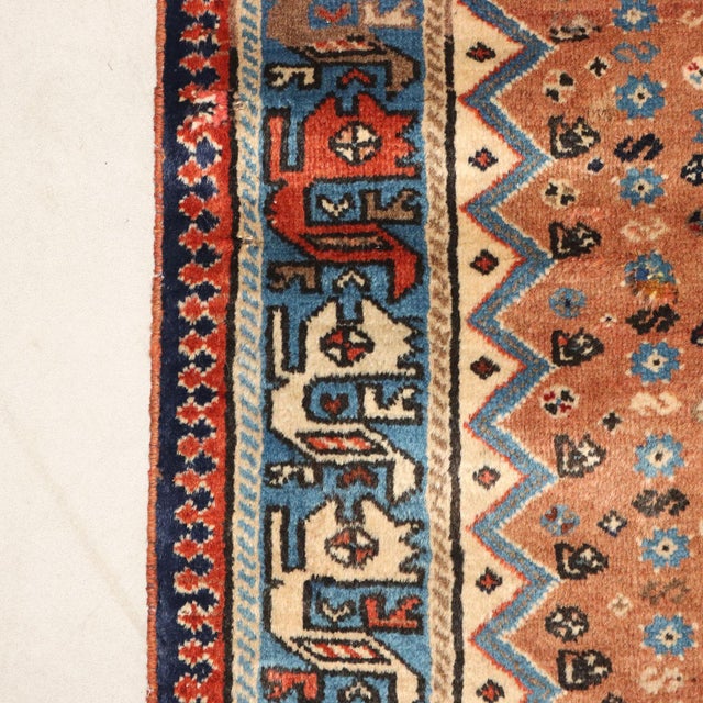 Brown Middle Eastern Jalamè Rug in Wool For Sale - Image 8 of 10