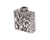 A West German ceramic fat lava vase produced by Jopeko Keramik. This vase features a black and white fat lava glaze and a...