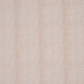 Schumacher Mini Leopard Outdoor Fabric In Blush For Sale