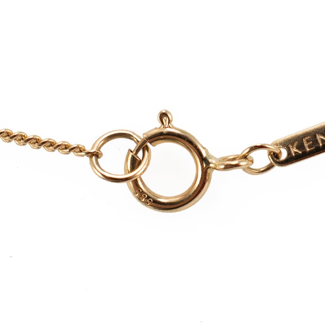 Kendra Scott Elisa 14k Yellow Gold 0.39ct Pave Diamond Pendant Necklace For Sale In Houston - Image 6 of 8