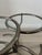 Silver Mid-Century Morex Swivel Coffee Table in Glass and Chrome-Plated Steel attributed to Milo Baughman, 1970s For Sale - Image 8 of 18