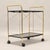 Metal Vintage Foldable Serving Cart in Metal, Italy, 1980s For Sale - Image 7 of 9