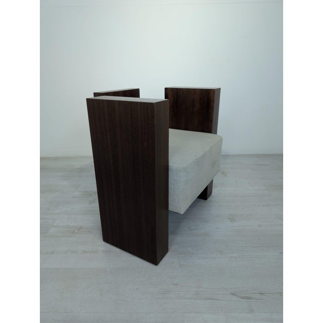 Brown Walnut Armchair from Sundberg Örtegren, 2016 For Sale - Image 8 of 14