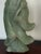 Gemstone Vintage Mid Century Chinese Carved Guanyin Serpentine 9” Stone Statue For Sale - Image 7 of 12