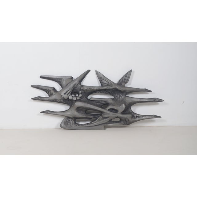 Brutalist Wall Sculpture of Birds from Ars Munda, 1970s For Sale - Image 7 of 7