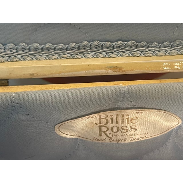 Vintage Billie Rose Palm Beach Box Bag Antique Gallery Handmade For Sale - Image 4 of 8
