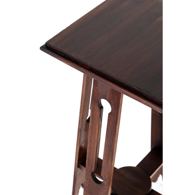 Arts & Crafts Mahogany Plant Stand For Sale - Image 12 of 13