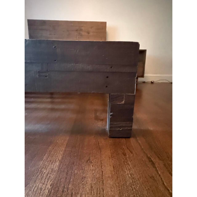 West Elm Emmerson Bed, Full, Chestnut For Sale In New York - Image 6 of 7