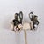 Juliana Vintage 1960s Delizza & Elster Faux-Black Diamond & Aurora Borealis Clip Earrings-2 Pieces For Sale - Image 4 of 8