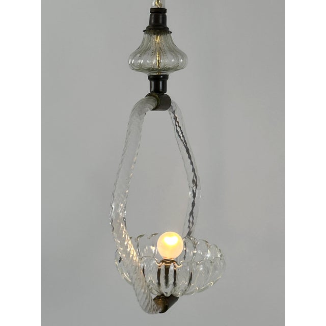 Mid-Century Pendant Lamp from Barovier & Toso, Italy, 1950s For Sale - Image 14 of 18